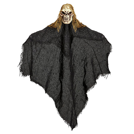 Poupée d'Halloween Squelette noir 50cm