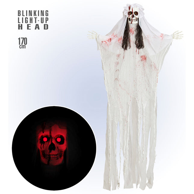 Halloween Doll Skeleton Bride 1.7m