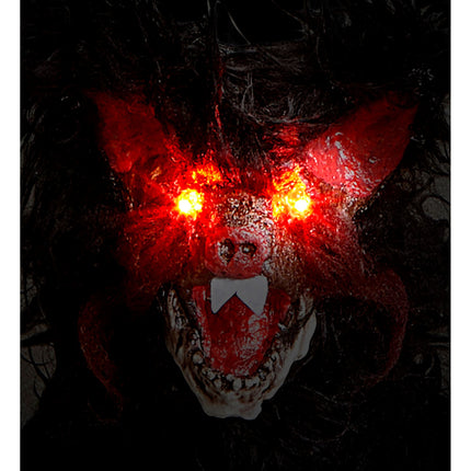 Faux chauve-souris d'Halloween avec lumière 89cm