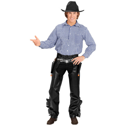 Chemise Oktoberfest Bleu Blanc Hommes