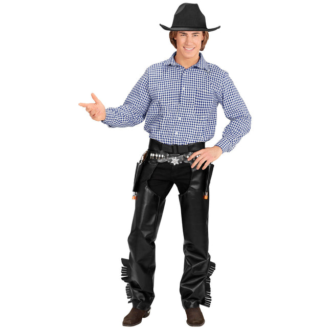 Chemise Oktoberfest Bleu Blanc Hommes