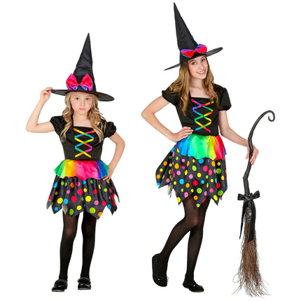 Costume d'Halloween coloré enfant 2 pièces