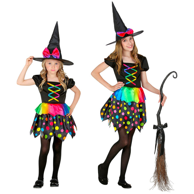 Costume d'Halloween coloré enfant 2 pièces