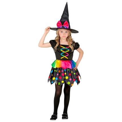Costume d'Halloween coloré enfant 2 pièces