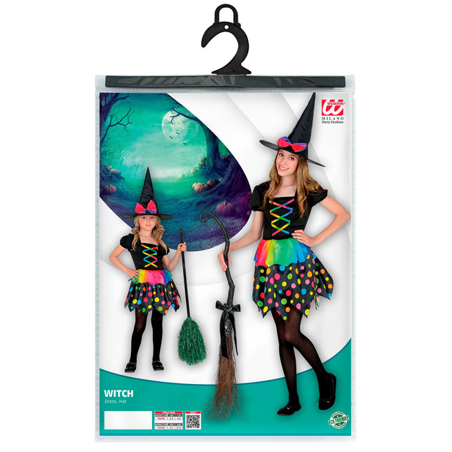 Costume d'Halloween coloré enfant 2 pièces