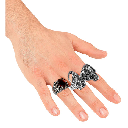 Lot de 3 bagues Halloween
