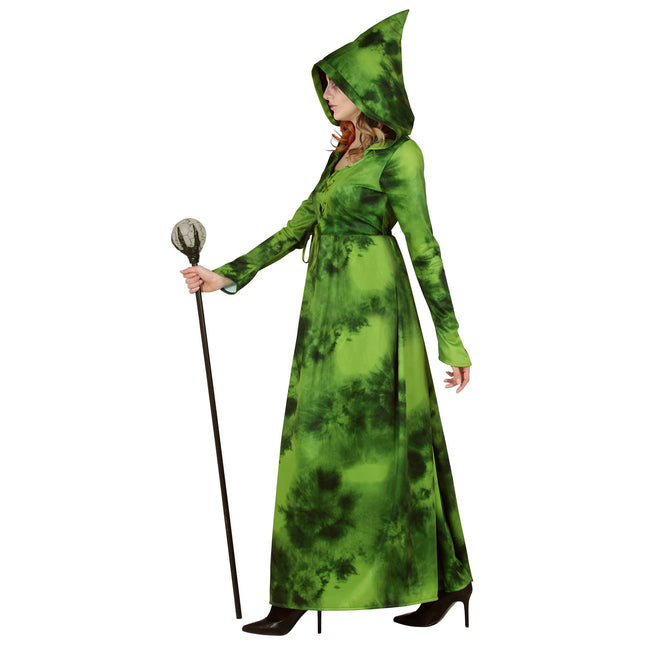 Robe d'Halloween Sorcière de la forêt verte