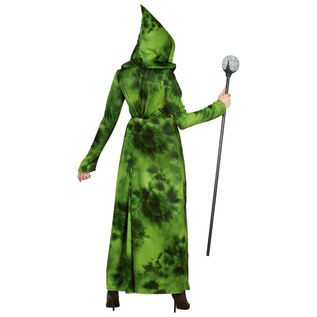 Robe d'Halloween Sorcière de la forêt verte