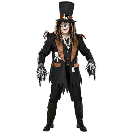 Costume d'Halloween Hommes Voodoo 3 pièces