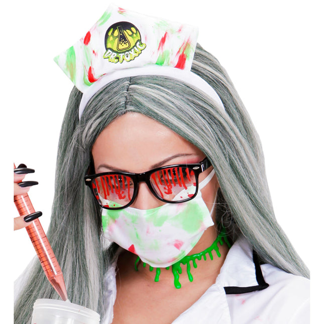 Collier d'Halloween Slime vert