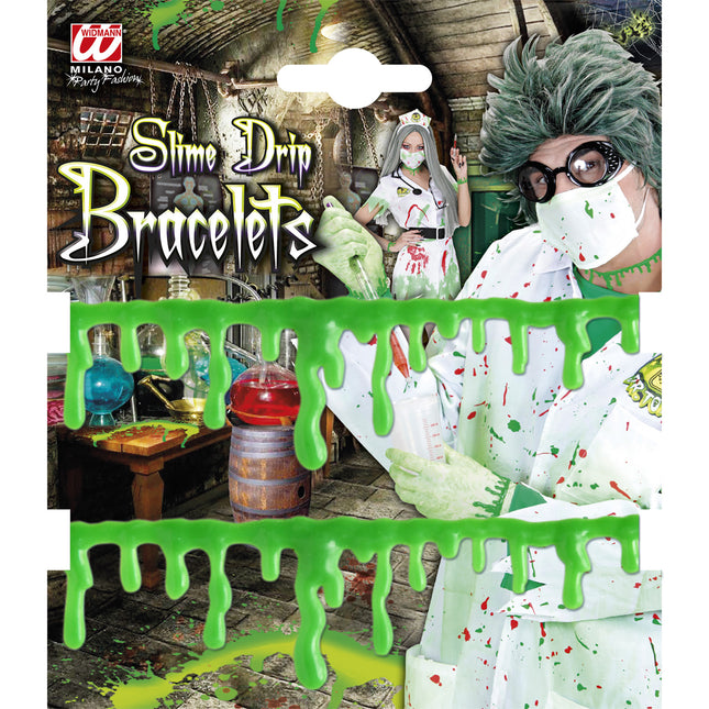 Bracelet Halloween Green Slime