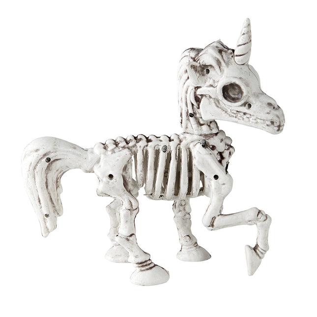 Halloween Squelette Licorne 18cm