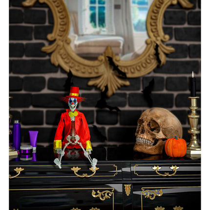 Clown squelette d'Halloween 40cm