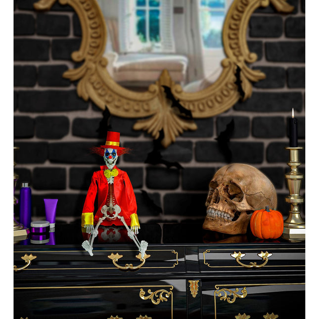 Clown squelette d'Halloween 40cm