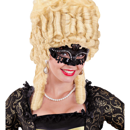 Masque noir pour les yeux Venise noire