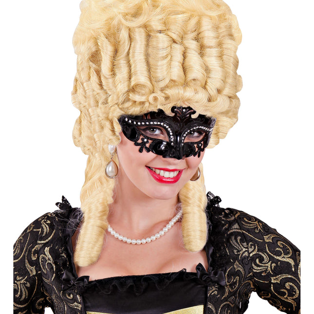 Masque noir pour les yeux Venise noire