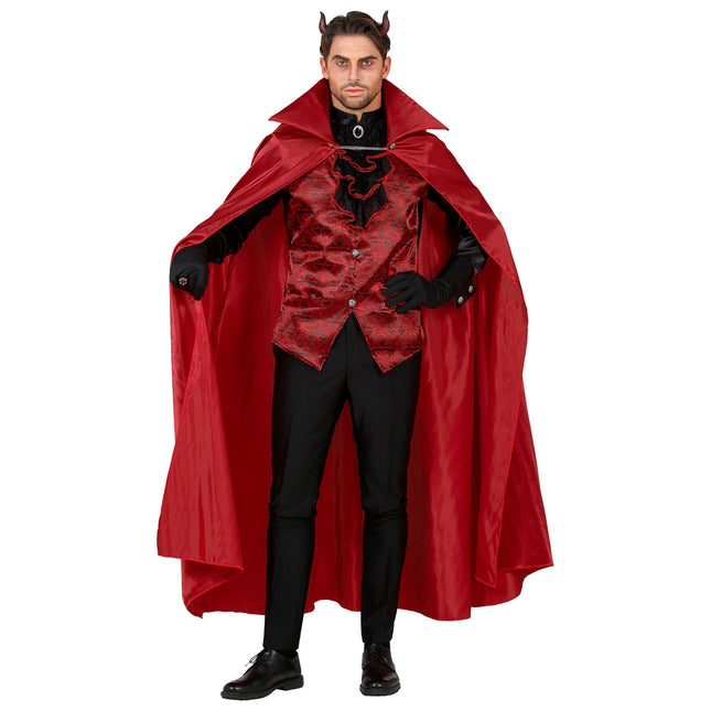 Costume d'Halloween Diable noir et rouge pour homme