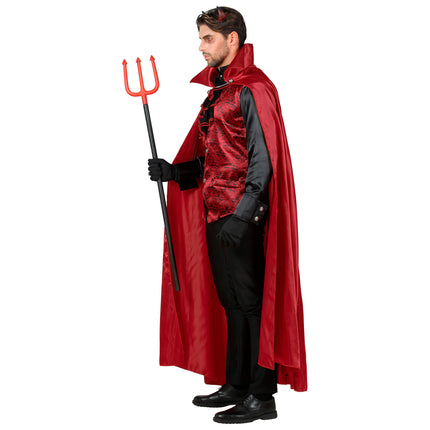 Costume d'Halloween Diable noir et rouge pour homme
