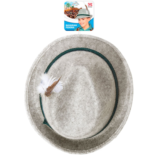 FEDORA BAVAROIS ENFANT, AVEC PLUME