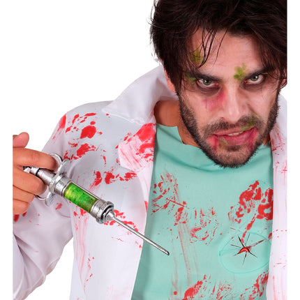 Fausse seringue d'Halloween, 30 cm