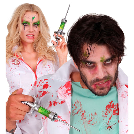 Fausse seringue d'Halloween, 30 cm