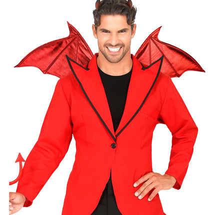 Ailes de diable pour Halloween, 84 cm