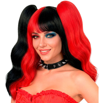Collier ras-du-cou Halloween noir à pointes