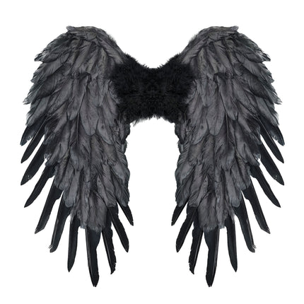 Plumes d'ailes noires 50cm