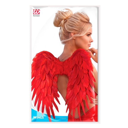 Plumes d'ailes rouges 50cm