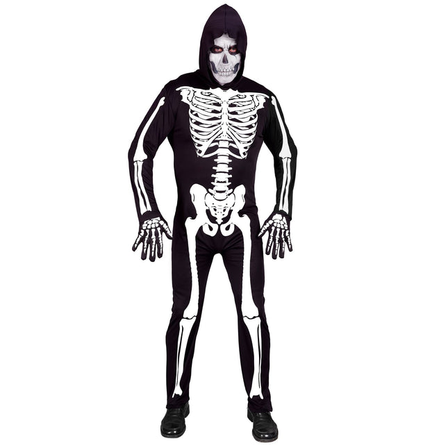 Costume d'Halloween Homme Squelette 2 pièces