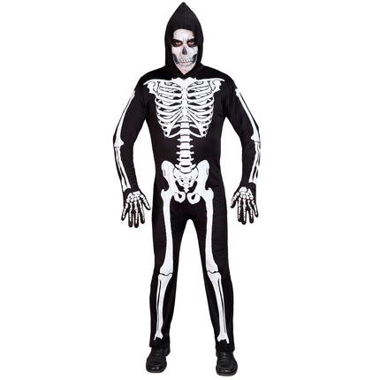 Costume d'Halloween Homme Squelette 2 pièces