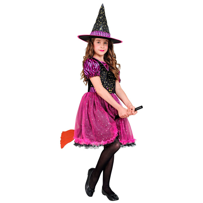 Costume d'Halloween Enfant Sorcière 2 pièces