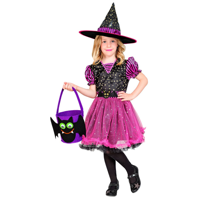 Costume d'Halloween Enfant Sorcière 2 pièces