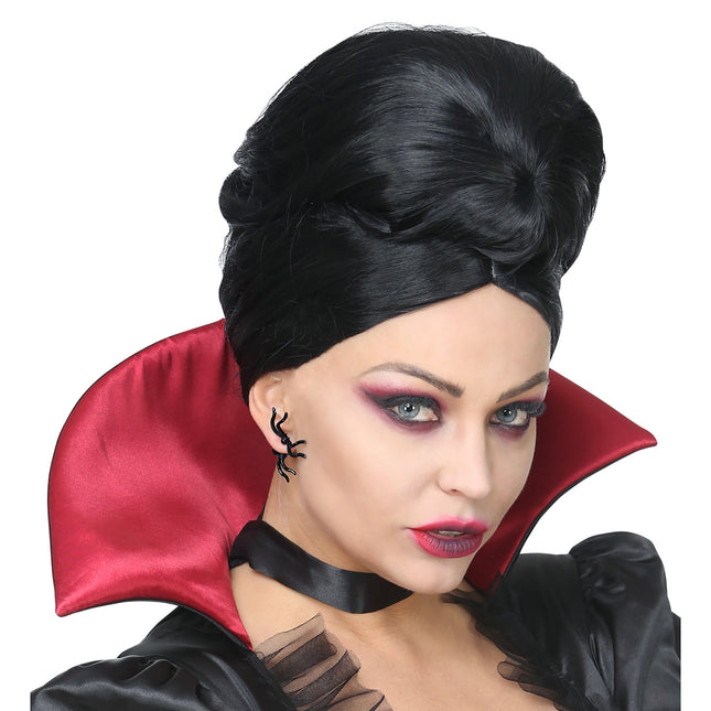 Boucles d'oreilles Halloween Araignées noires