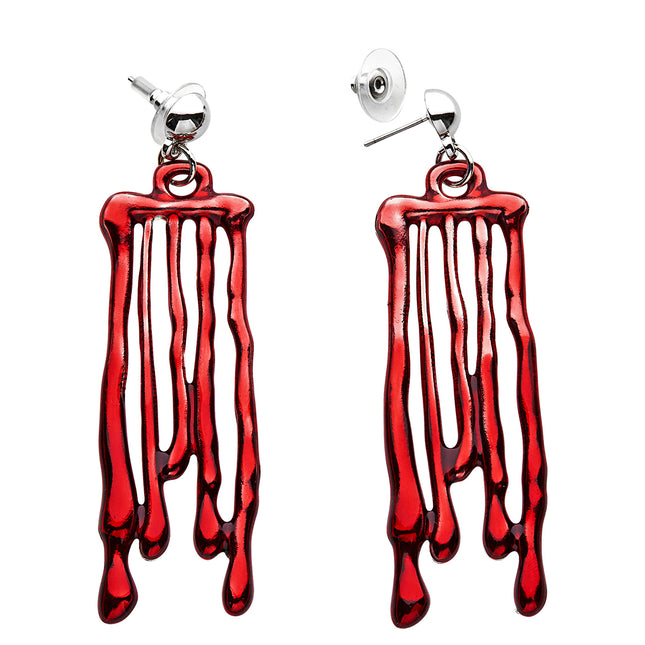 Boucles d'oreilles Halloween Sang Rouge