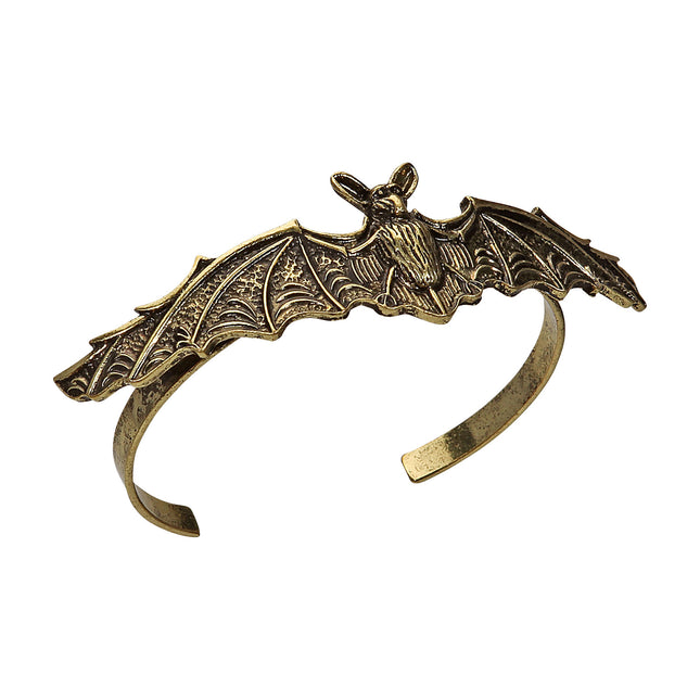 Bracelet d'Halloween Chauve-souris d'or