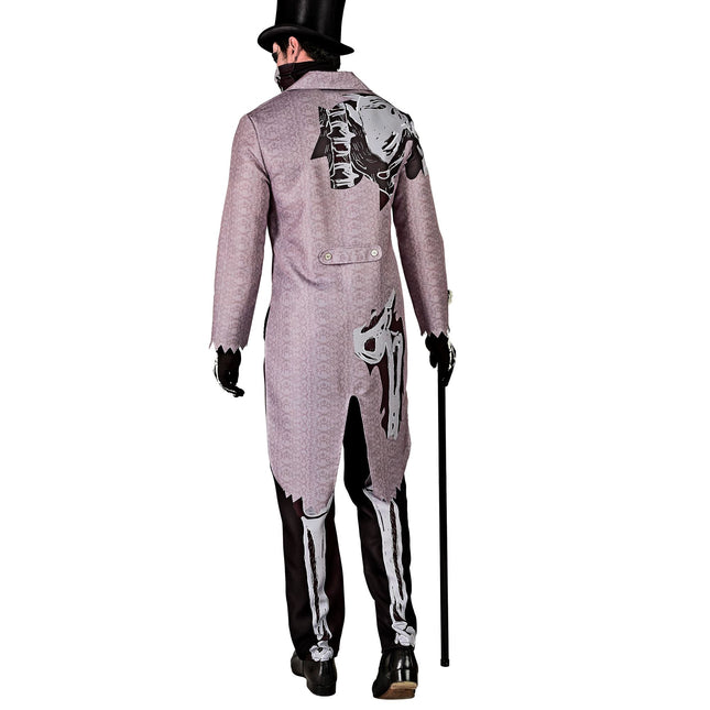 Costume d'Halloween Marié squelette pour homme