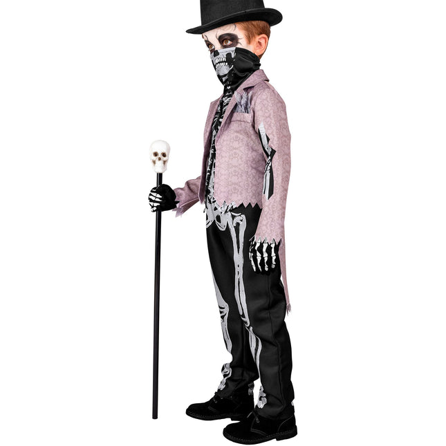 Costume d'Halloween enfant marié squelette
