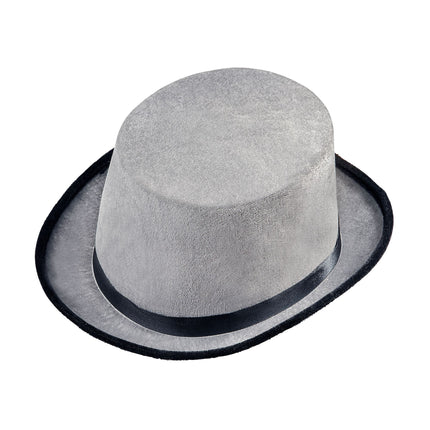 Chapeau gris haut