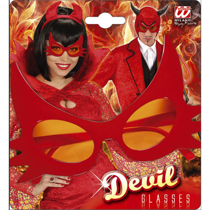 Lunettes d'Halloween rouges