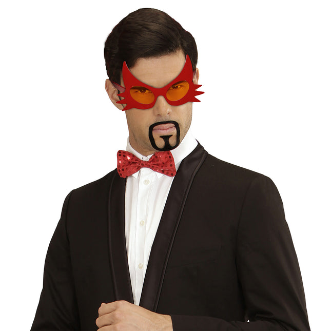 Lunettes d'Halloween rouges