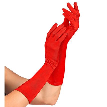 Gants rouges 40cm