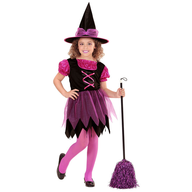 Costume d'Halloween Fille Rose Sorcière