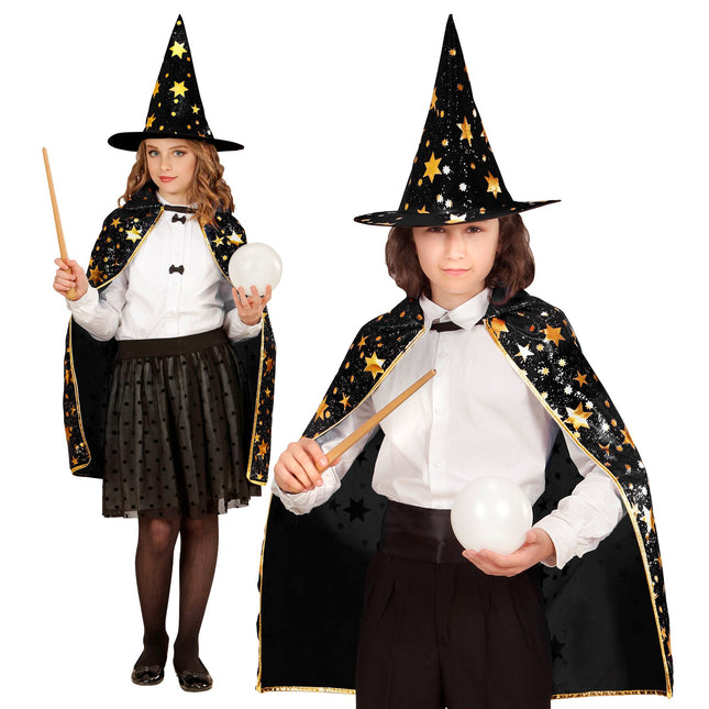 Cape d'Halloween Enfant avec Sterns