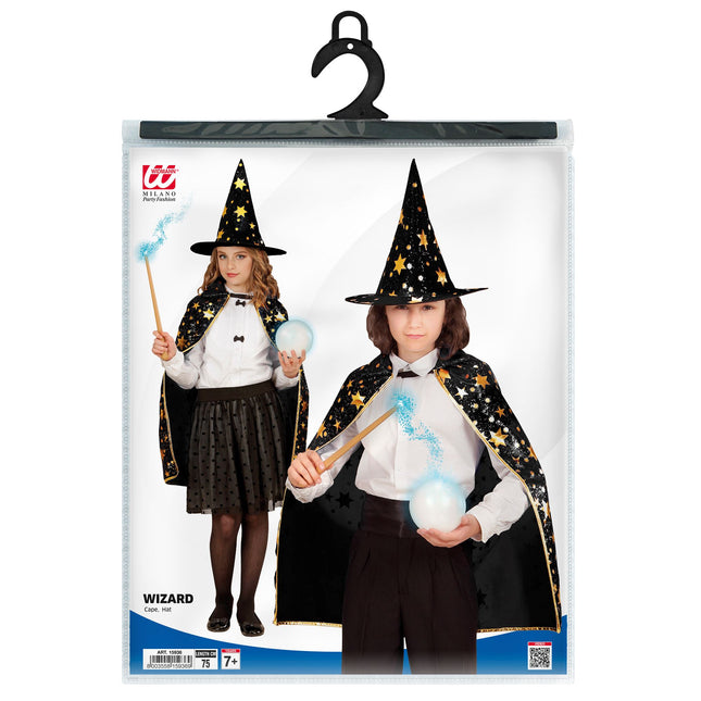 Cape d'Halloween Enfant avec Sterns