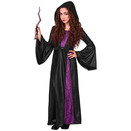 Robe d'Halloween pour enfant : sorcière
