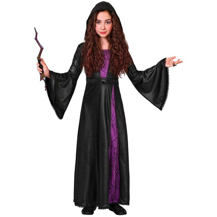 Robe d'Halloween pour enfant : sorcière