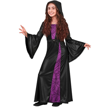 Robe d'Halloween pour enfant : sorcière
