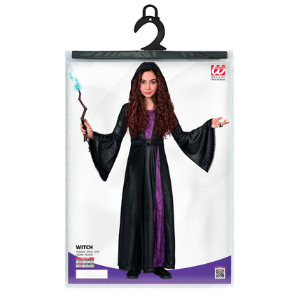 Robe d'Halloween pour enfant : sorcière