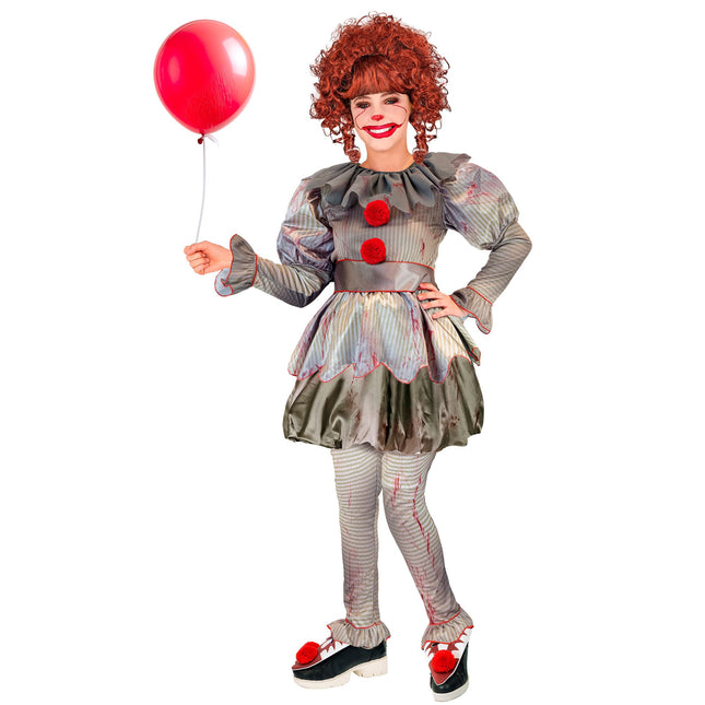 Costume d'Halloween Fille Pop Clown